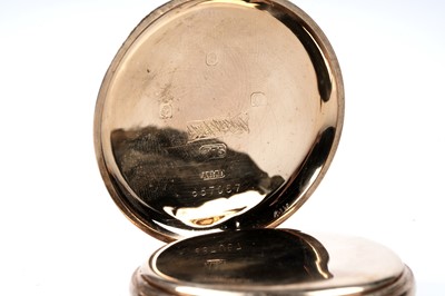 Lot 475 - Royal Sefton Lever: a 9ct yellow gold cased hunter pocket watch