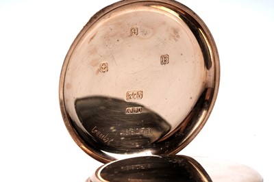Lot 476 - J.W. Benson, London: a 9ct yellow gold cased open faced pocket watch