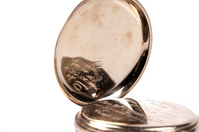 Lot 477 - Elida Watch Co: a 9ct yellow gold cased open faced pocket watch