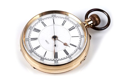 Lot 479 - H. Samuel, Market Street, Manchester: an 18ct yellow gold cased open faced pocket watch
