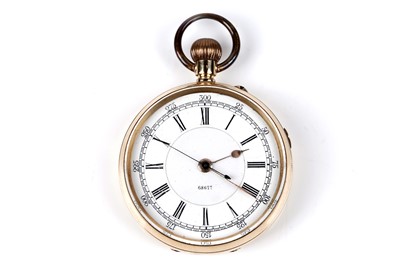 Lot 479 - H. Samuel, Market Street, Manchester: an 18ct yellow gold cased open faced pocket watch