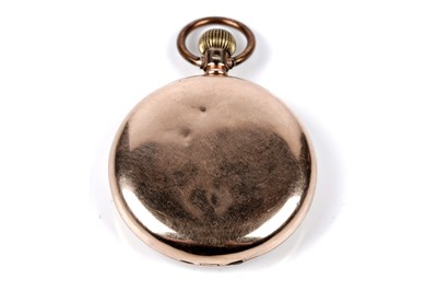 Lot 480 - Cyrus G.T.: a 9ct yellow gold cased open faced pocket watch