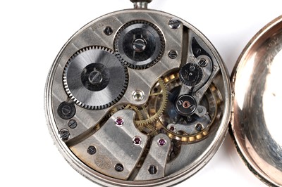 Lot 480 - Cyrus G.T.: a 9ct yellow gold cased open faced pocket watch