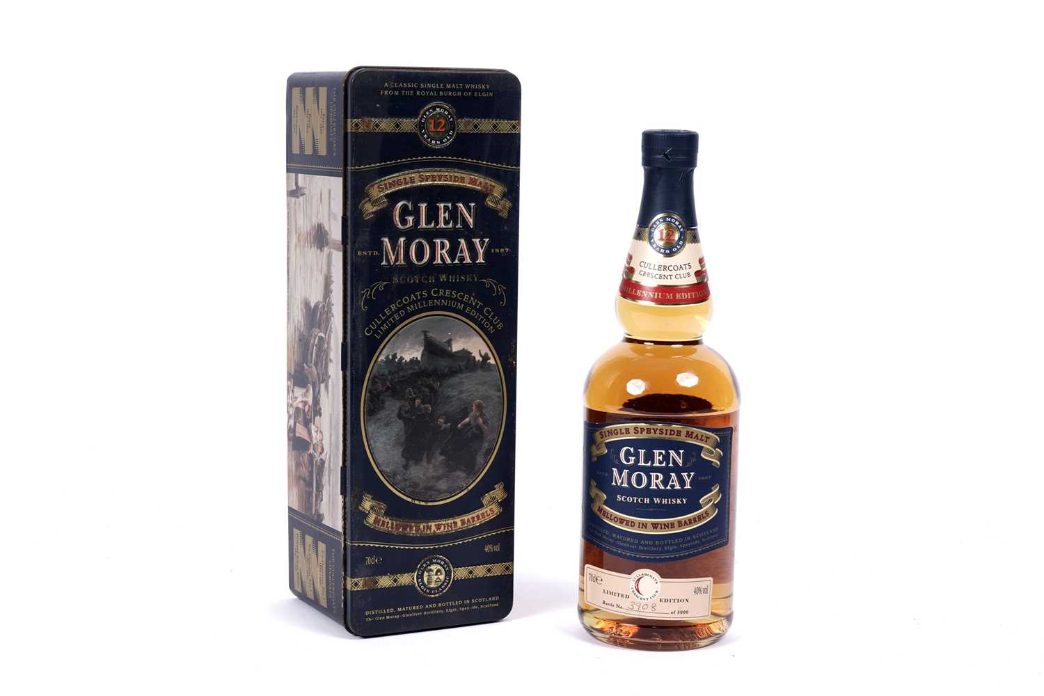 Lot 18 - A bottle of 12 Year Old Glen Moray Limited Edition Single Speyside Malt Whisky