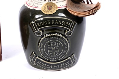 Lot 31 - A decanter of Kings Ransom 12 Year Old Blended Scotch Whisky; and others