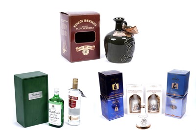 Lot 31 - A decanter of Kings Ransom 12 Year Old Blended Scotch Whisky; and others
