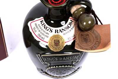 Lot 31 - A decanter of Kings Ransom 12 Year Old Blended Scotch Whisky; and others