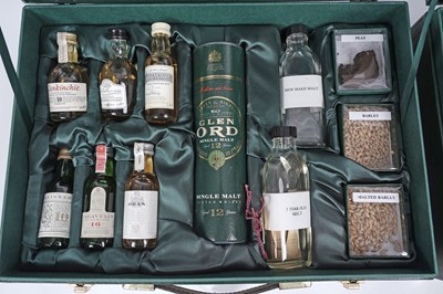Lot 33 - Two Classic Malts of Scotland miniature whisky salesmen briefcases