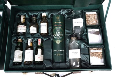 Lot 33 - Two Classic Malts of Scotland miniature whisky salesmen briefcases