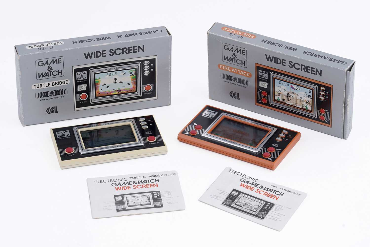 Lot 323 - Two boxed Game and Watch video games