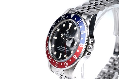 Lot 413 - Rolex Oyster Perpetual GMT-Master: a stainless steel cased automatic wristwatch