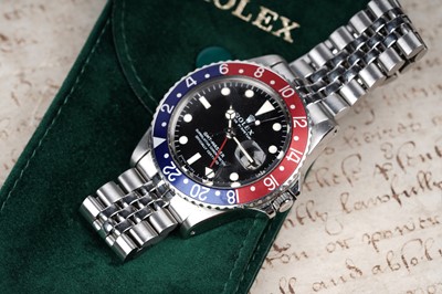 Lot 413 - Rolex Oyster Perpetual GMT-Master: a stainless steel cased automatic wristwatch