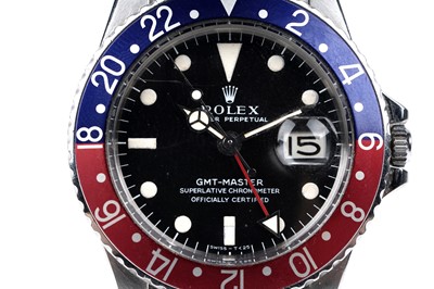 Lot 413 - Rolex Oyster Perpetual GMT-Master: a stainless steel cased automatic wristwatch