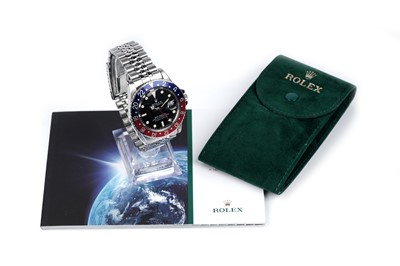 Lot 413 - Rolex Oyster Perpetual GMT-Master: a stainless steel cased automatic wristwatch
