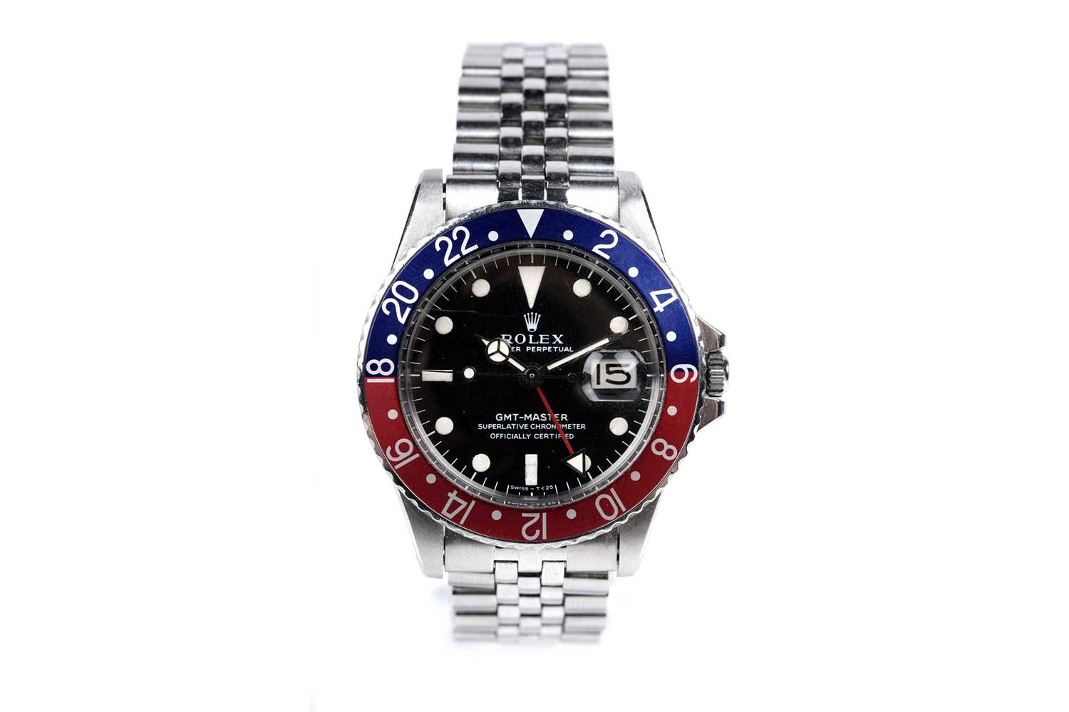 Lot 762 - Rolex Oyster Perpetual GMT-Master: a stainless steel cased automatic wristwatch