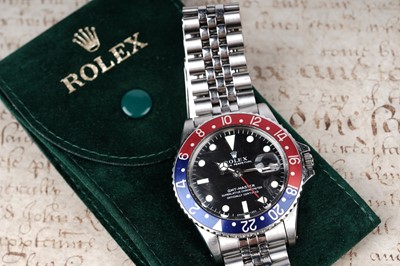 Lot 413 - Rolex Oyster Perpetual GMT-Master: a stainless steel cased automatic wristwatch