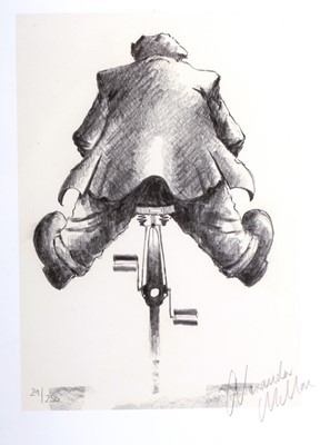 Lot 238 - Alexander Millar - Gadgie on a bicycle | giclee