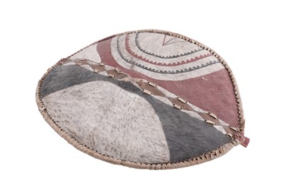 Lot 168 - A collection of 20th Century carved African figures; and four wicker work baskets