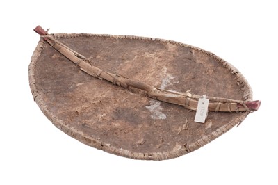 Lot 168 - A collection of 20th Century carved African figures; and four wicker work baskets