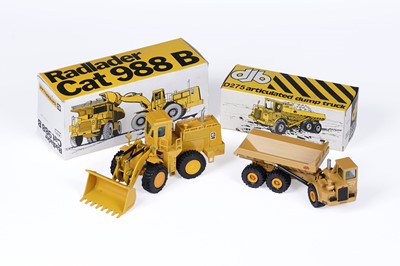 Lot 849 - Two boxed NZG Modelle diecast model vehicles