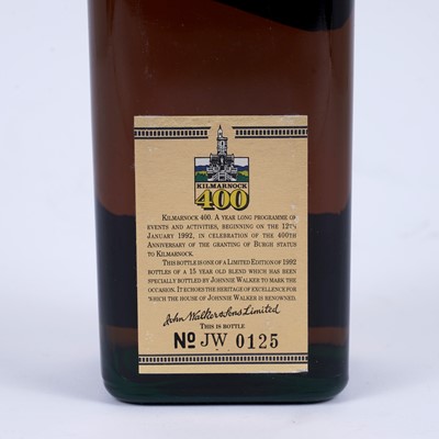 Lot 37 - A bottle of Johnnie Walker Kilmarnock 400 15 Year Old Scotch Whisky