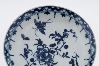 Lot 866 - Six Worcester blue and white tea bowls and saucers