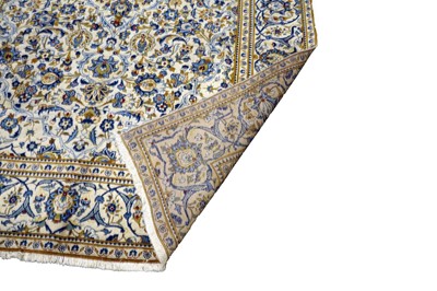 Lot 983 - A Persian hand-knotted Nain carpet