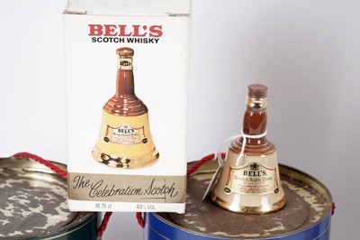 Lot 19 - Eleven Bell's whisky decanters; and two miniature decanters