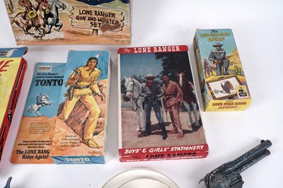 Lot 354 - Vintage toys and collectors' items related to The Lone Ranger