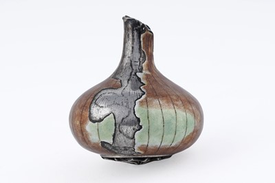 Lot 237 - A Victorian novelty silver and enamelled scent bottle