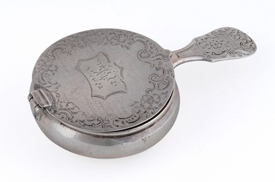 Lot 239 - A late 19th Century Austro-Hungarian campaign or travelling tea strainer