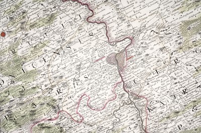 Lot 244 - After Homann Heirs, Map of the Area around Prague