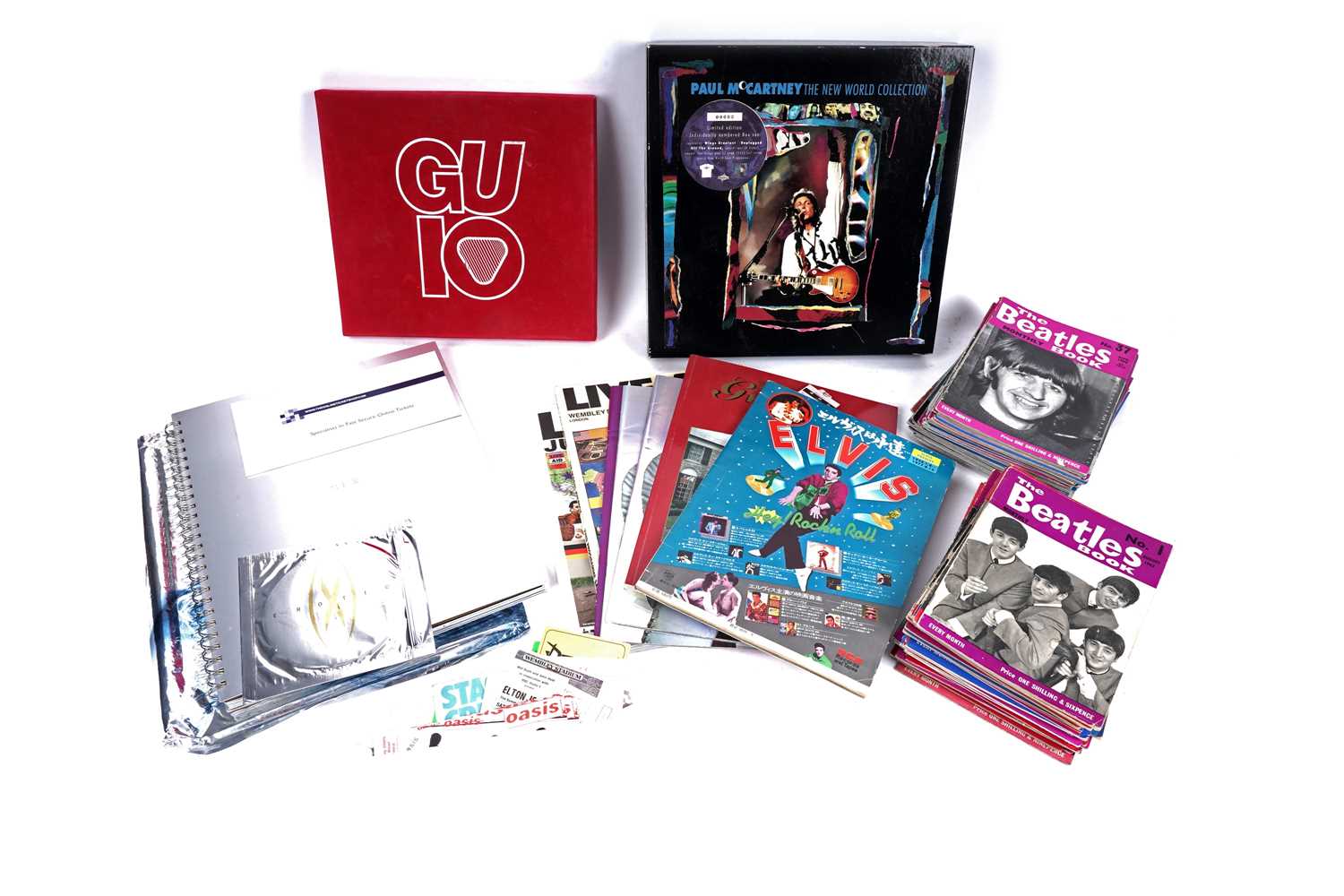 Lot 440 - Rock and Pop memorabilia including: The Beatles Book and Madonna