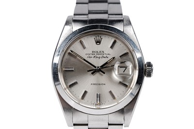 Lot 403 - Rolex Oyster Perpetual Air-King Date: a stainless steel cased automatic precision wristwatch
