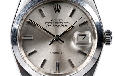 Lot 403 - Rolex Oyster Perpetual Air-King Date: a stainless steel cased automatic precision wristwatch
