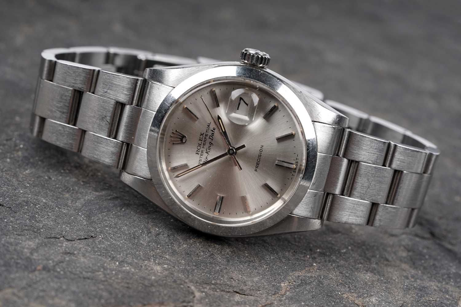 Lot 403 - Rolex Oyster Perpetual Air-King Date: a stainless steel cased automatic precision wristwatch