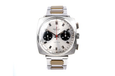 Lot 438 - Breitling Top Time: a stainless steel cased manual wind chronograph wristwatch