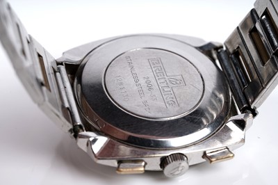 Lot 438 - Breitling Top Time: a stainless steel cased manual wind chronograph wristwatch