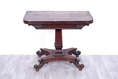Lot 50 - An early Victorian mahogany tea table