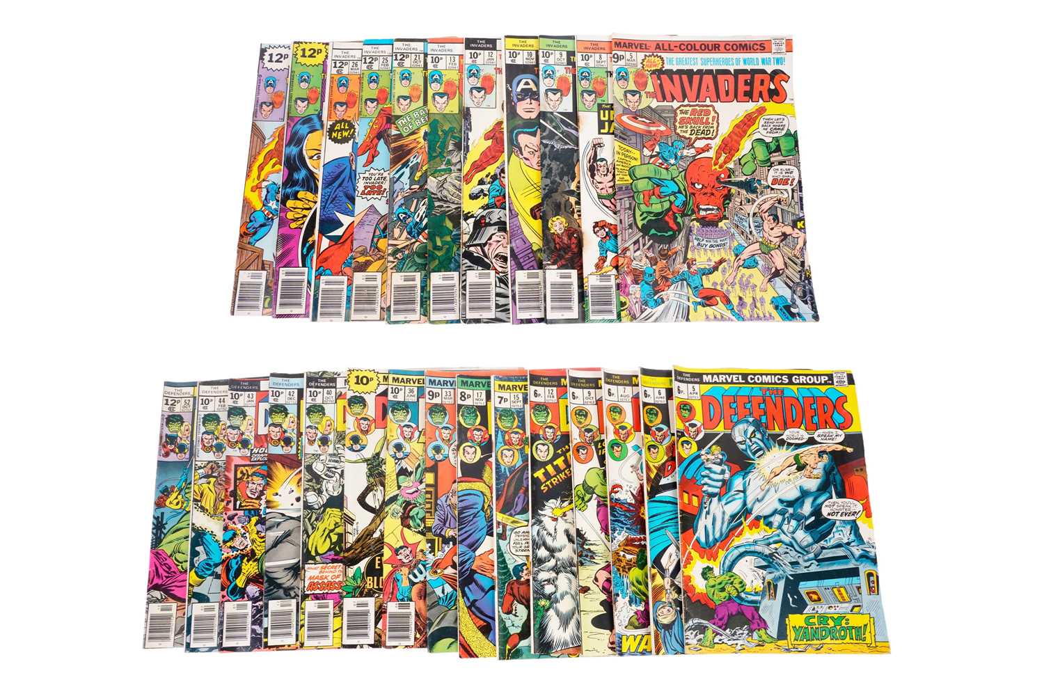 Lot 756 - The Invaders and the Defenders by Marvel Comics
