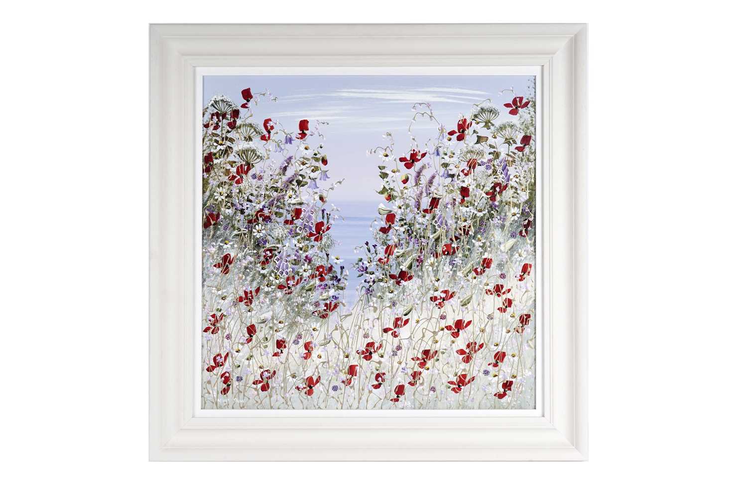 Lot 539 - Mary Shaw - In Between the Poppies I | oil