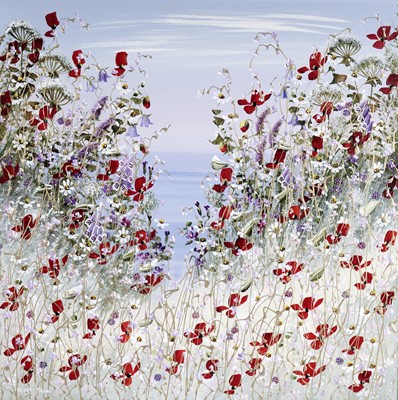 Lot 539 - Mary Shaw - In Between the Poppies I | oil
