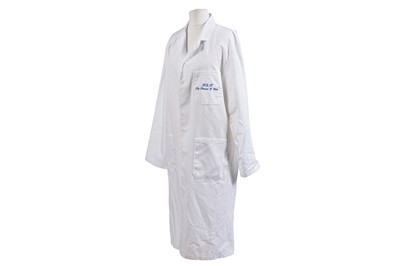 Lot 211 - Princess Diana lab coat worn at Interconnections Systems on 9th December 1992