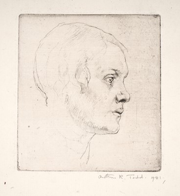 Lot 40 - Arthur Ralph Middleton Todd - Three figural studies | etchings