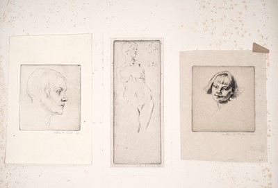 Lot 40 - Arthur Ralph Middleton Todd - Three figural studies | etchings