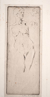 Lot 40 - Arthur Ralph Middleton Todd - Three figural studies | etchings