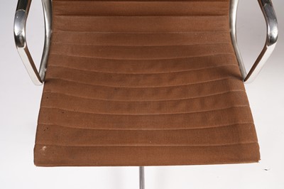 Lot 628 - Charles and Ray Eames for Herman Miller: a pair of mid-20th Century EA108 revolving office chairs