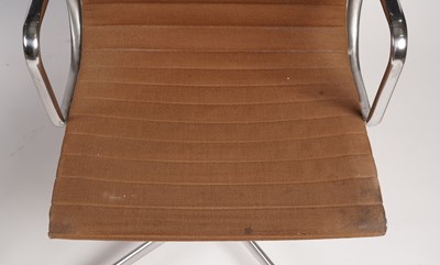 Lot 628 - Charles and Ray Eames for Herman Miller: a pair of mid-20th Century EA108 revolving office chairs