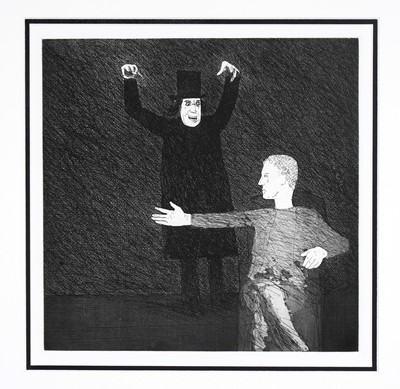 Lot 75 - David Hockney - Inside the Castle | etching and aquatint