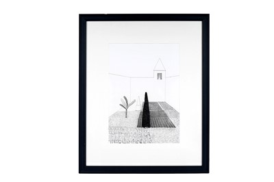 Lot 74 - David Hockney - Rapunzel Growing in the Garden | etching